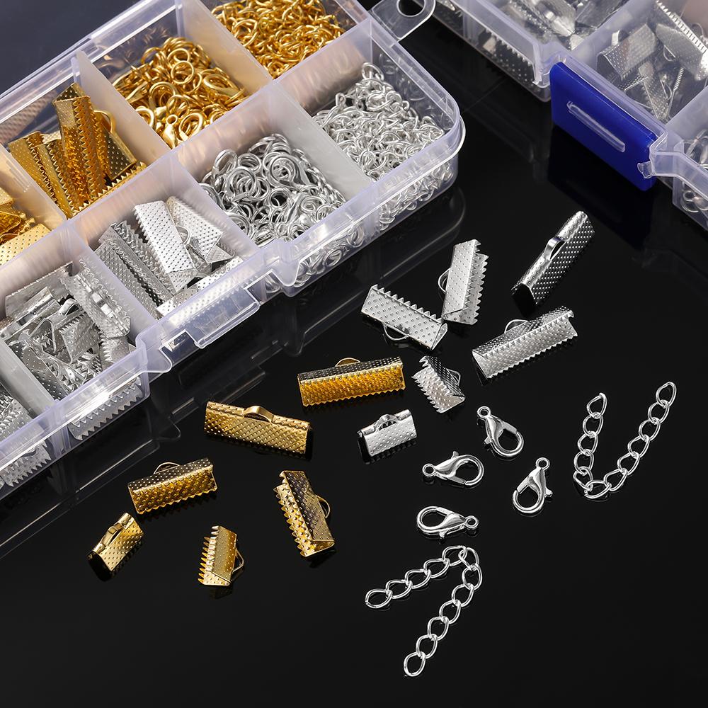 Jewelry Making Rings - 10 Grids Alloy Accessories Set Jewelry