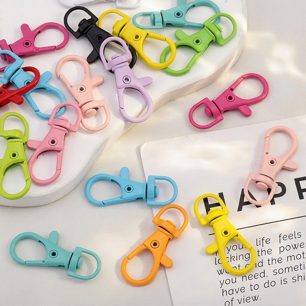Jewelry Making School - 10pcs Colored Alloy Painted Fish Mouth