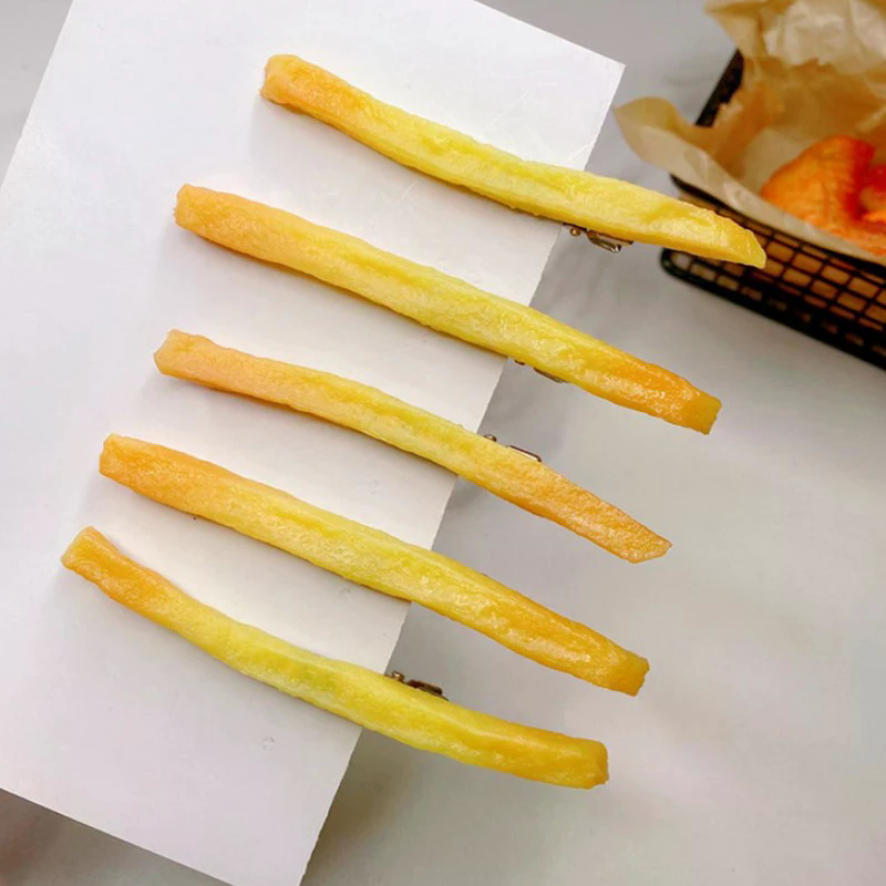 Jewelry Making For Kids - Simulated French Fries Small Hair Clips
