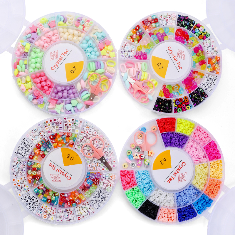 Jewelry Making For Kids - Clay Beads Bracelet Making Kit Seed