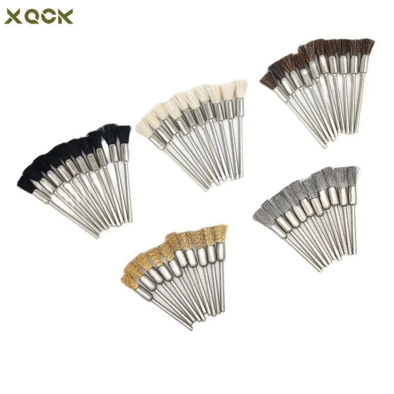 Jewelry Making Education - 50pcs Polishing Wheels Bristle Brass Steel