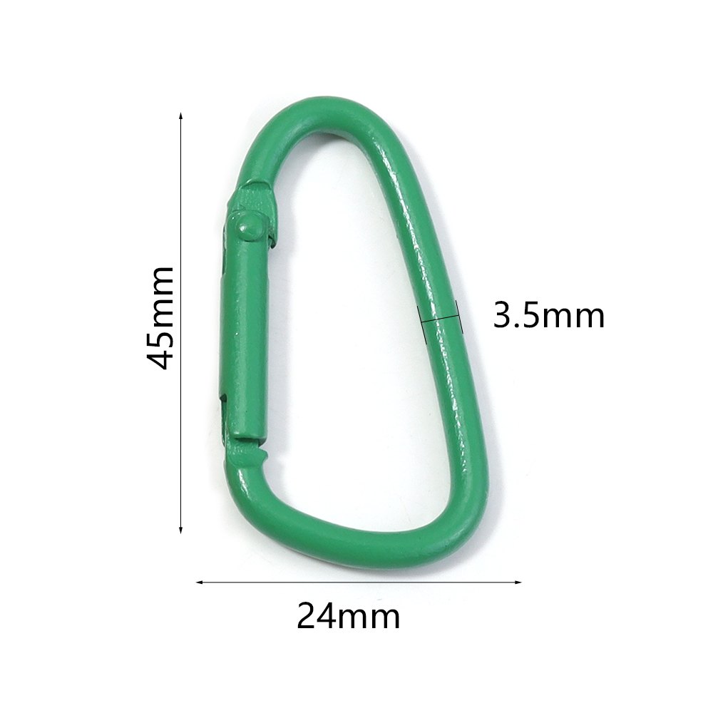 10pcs Colorful Carabiner Clip  - огляд і ціна Jewelry Making Rings