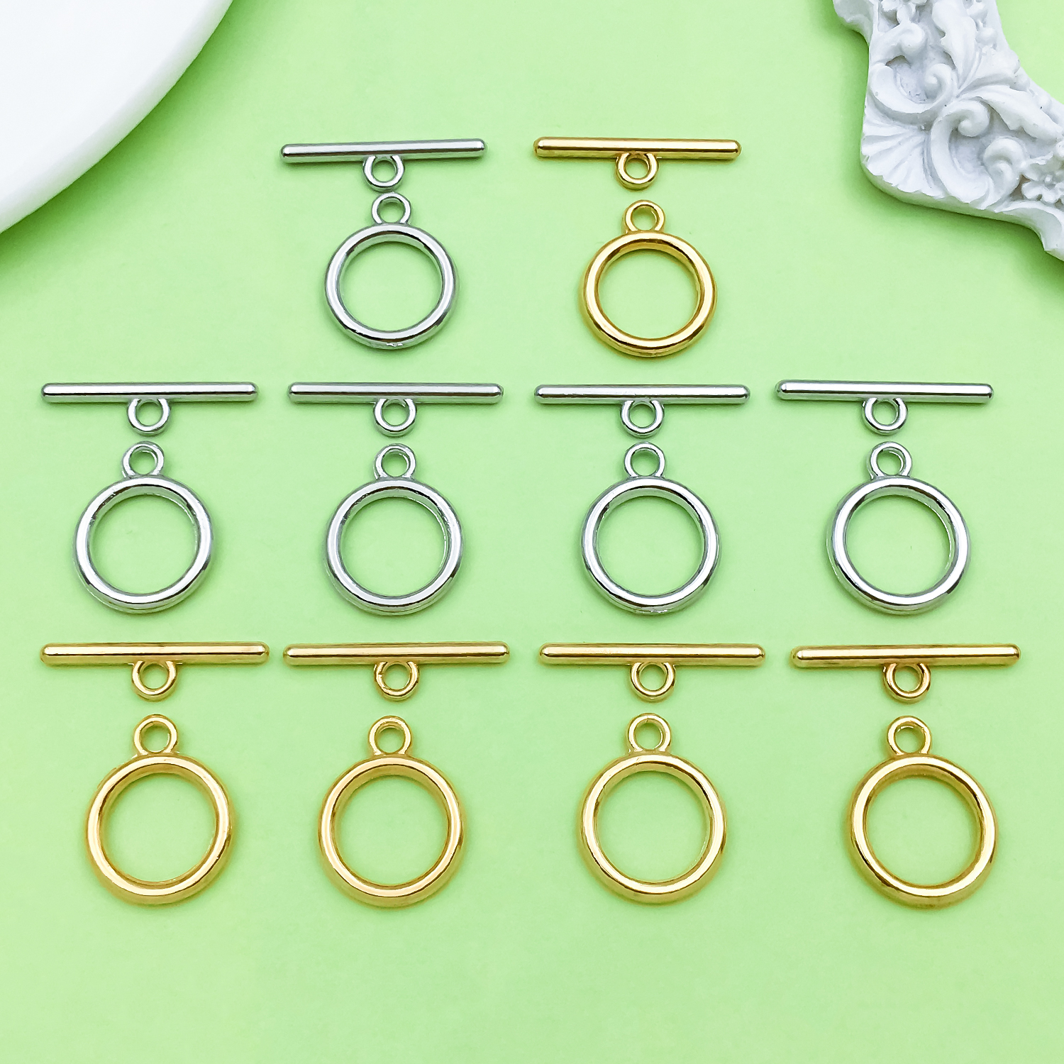 20pcs Alloy Buckles, OT end Bu - огляд і ціна Jewelry Making School