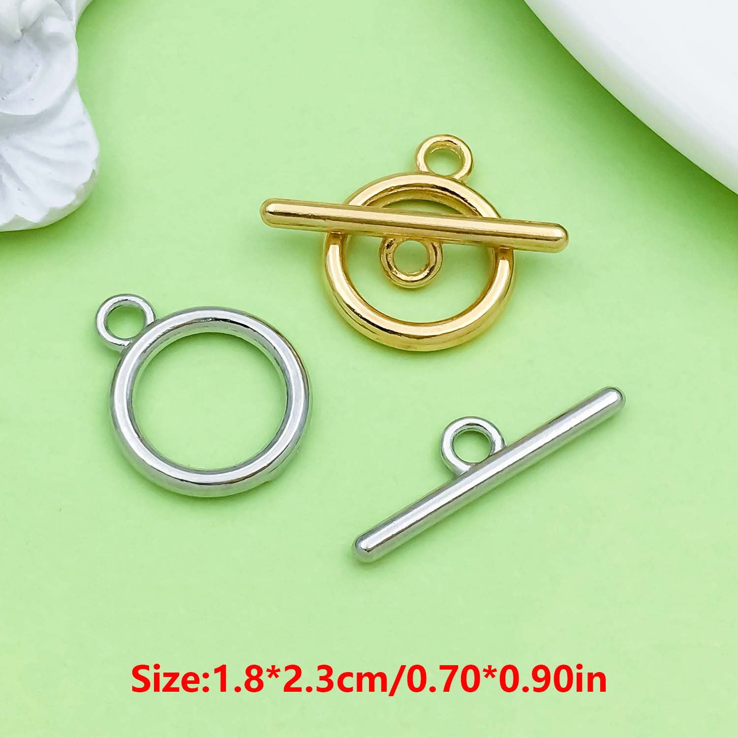 20pcs Alloy Buckles, OT end Bu - огляд і ціна Jewelry Making School