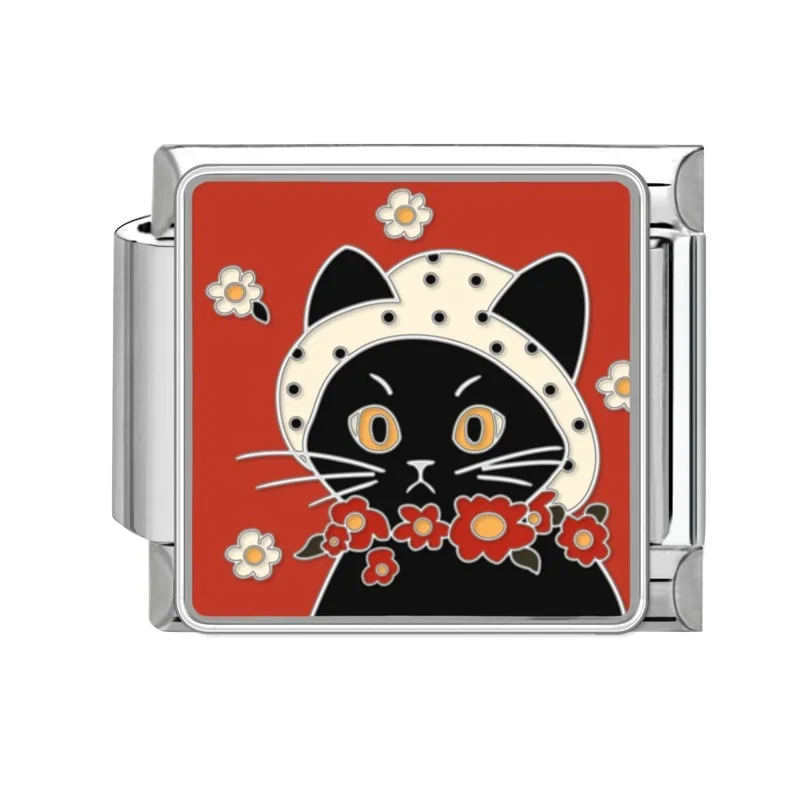 1PC Charm Cartoon Lucky Cat Te - огляд і ціна Jewelry Making Charms