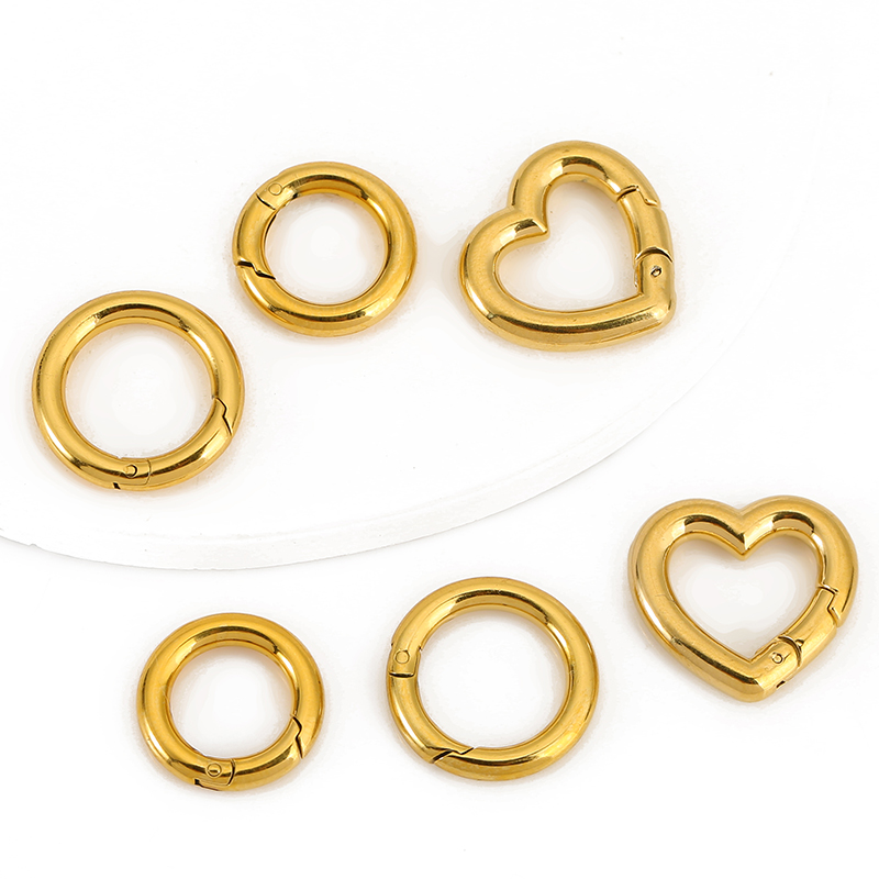 2pcs Stainless Steel Clasps He - огляд і ціна Jewelry Making Rings
