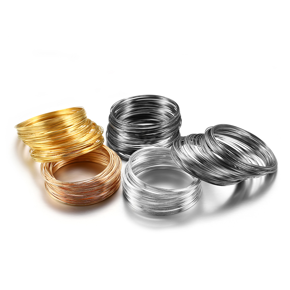 100 Loops/lot 0.6mm Silver Gol - огляд і ціна Jewelry Making Silver