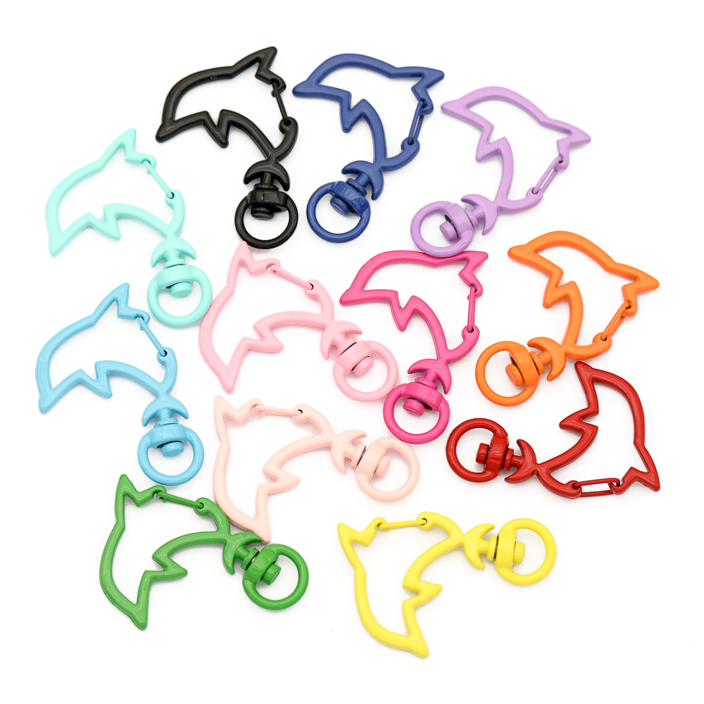 10pcs Candy Colors Metal Dolph - огляд і ціна Jewelry Making School