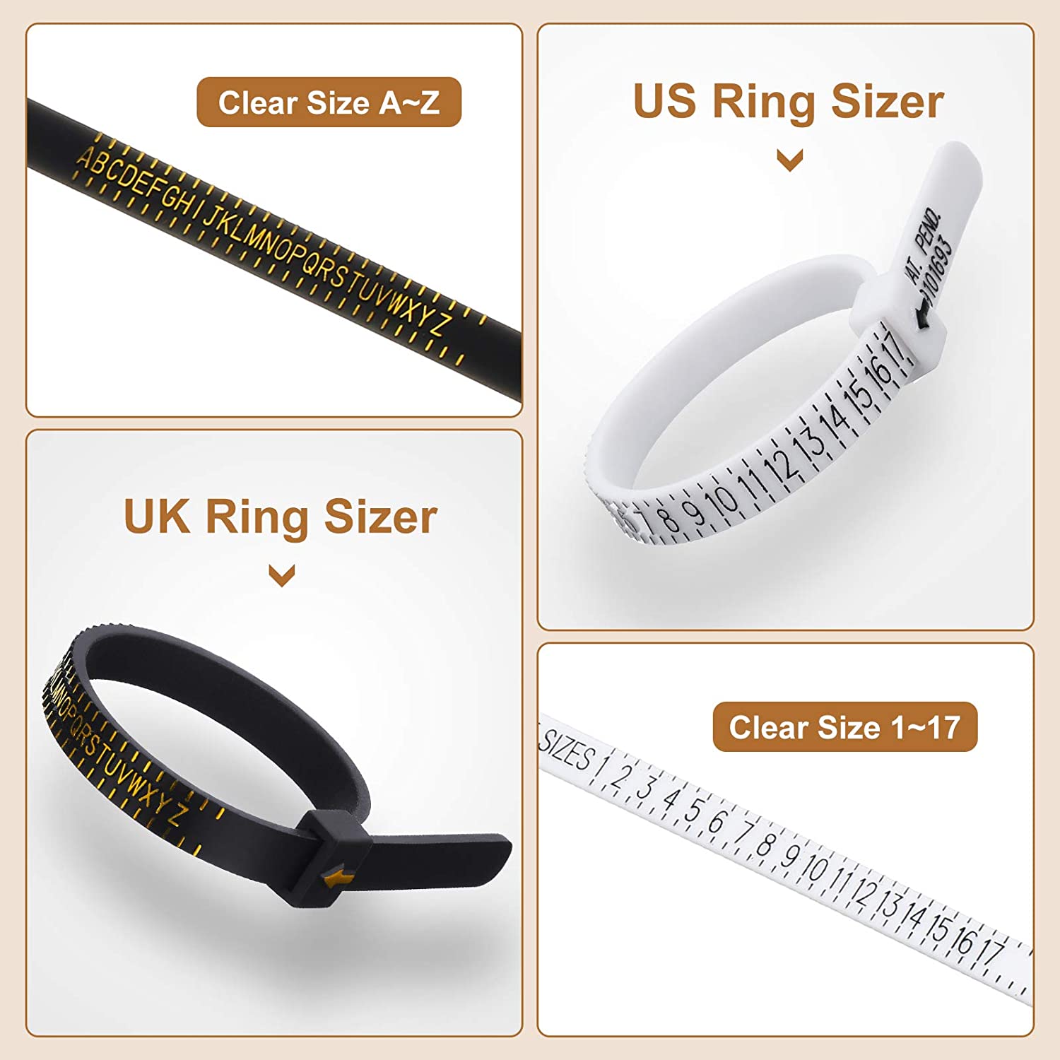 11 Pieces Of US UK Ring Mandre - огляд і ціна Jewelry Making Desk