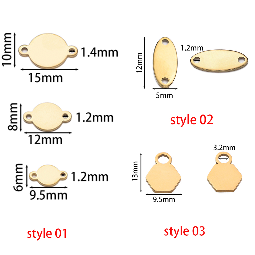 10/20Piece/Pack Stainless Stee - огляд і ціна Jewelry Making Charms