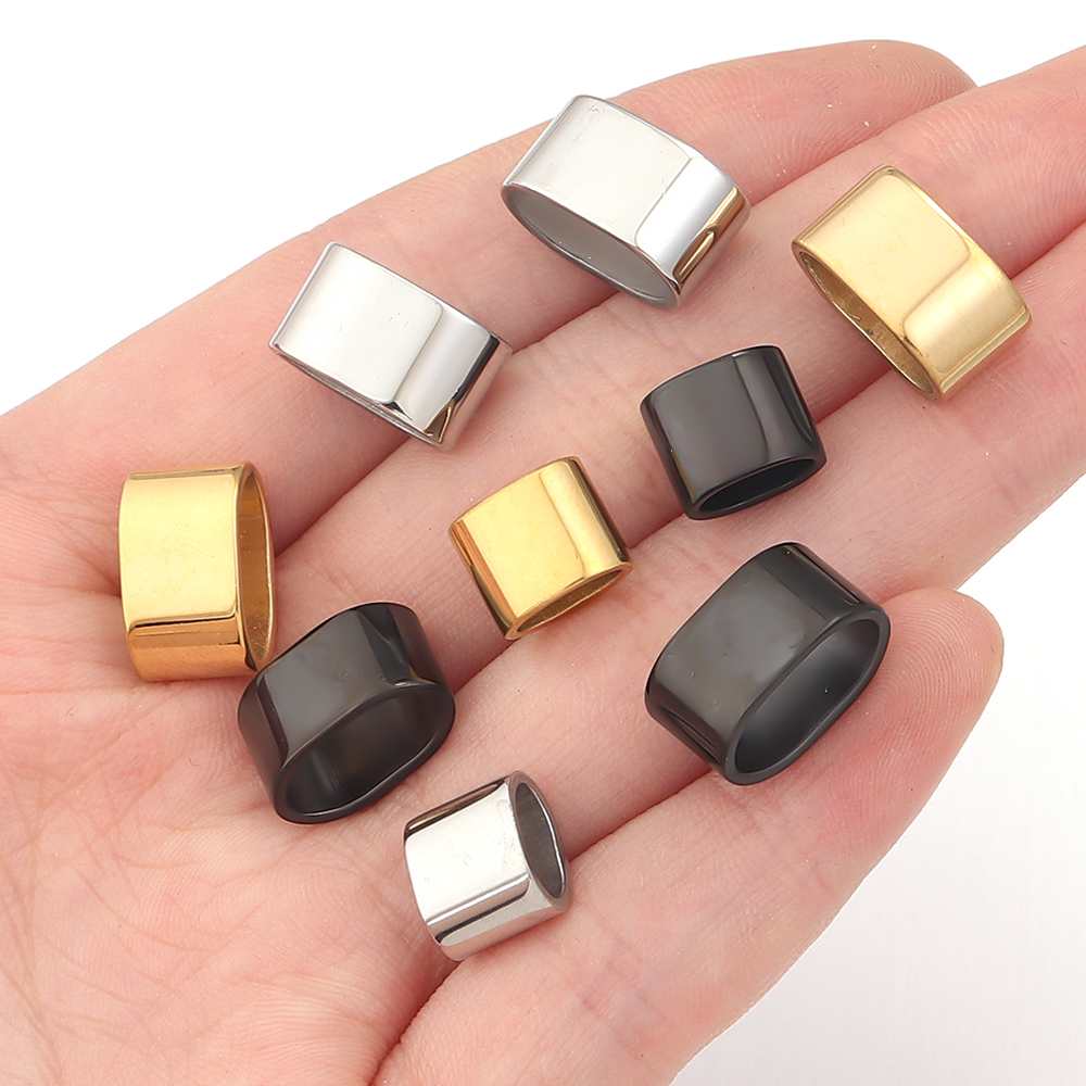 6pcs Flat Stainless Steel Tube - огляд і ціна Jewelry Making School