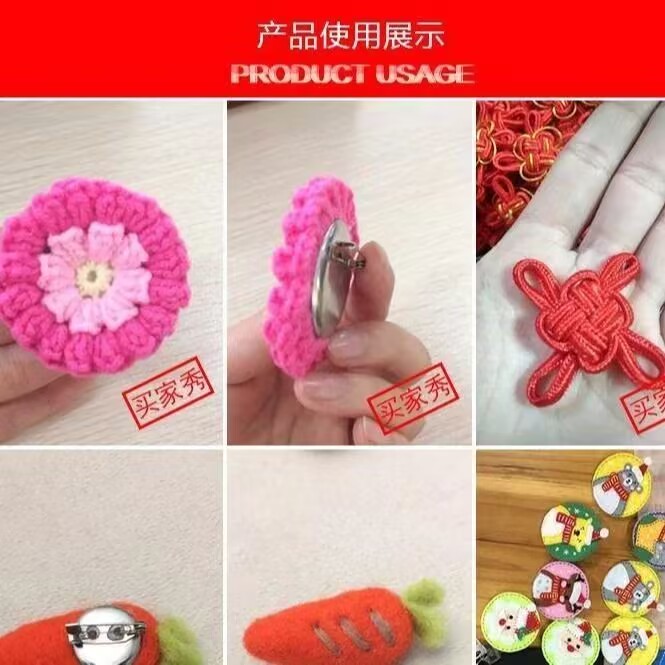 20pcs 19 23 30mm Round Brooch  - огляд і ціна Jewelry Making Event