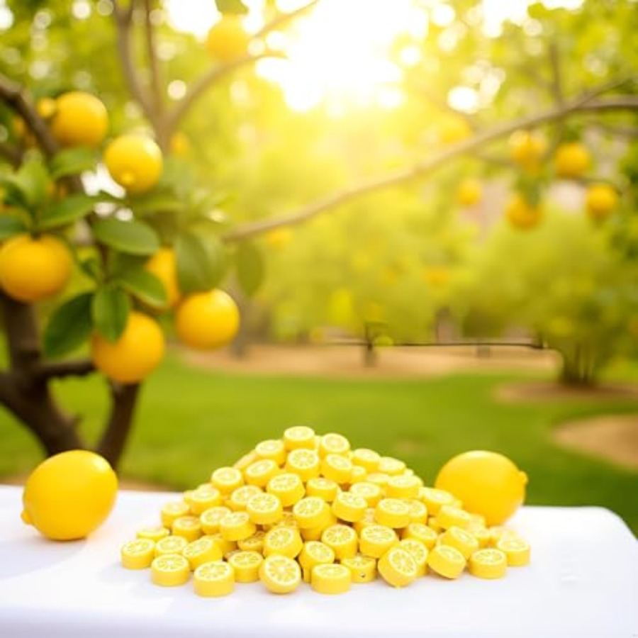 200Pcs Yellow Lemon Polymer Cl - огляд і ціна Jewelry Making Charms