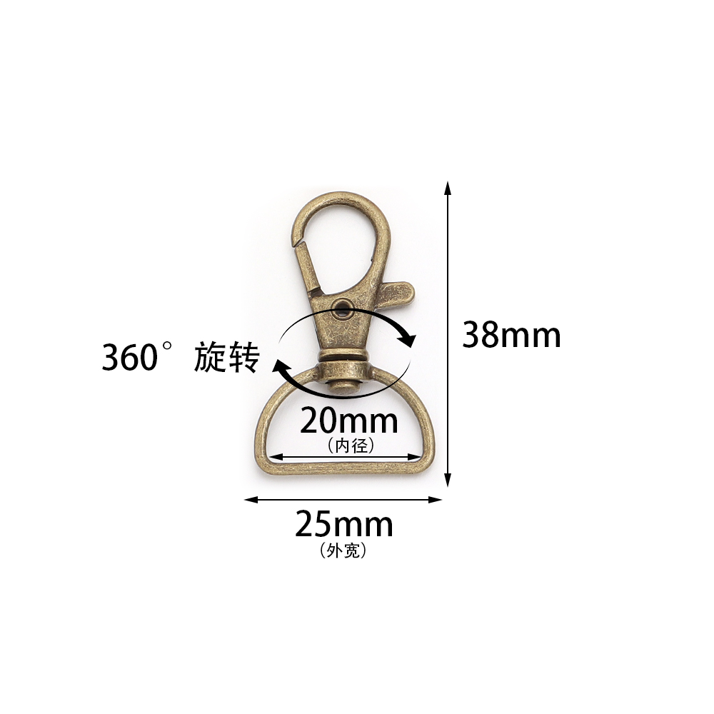 10pcs/lot Metal Swivel Clasps  - огляд і ціна Jewelry Making Rings