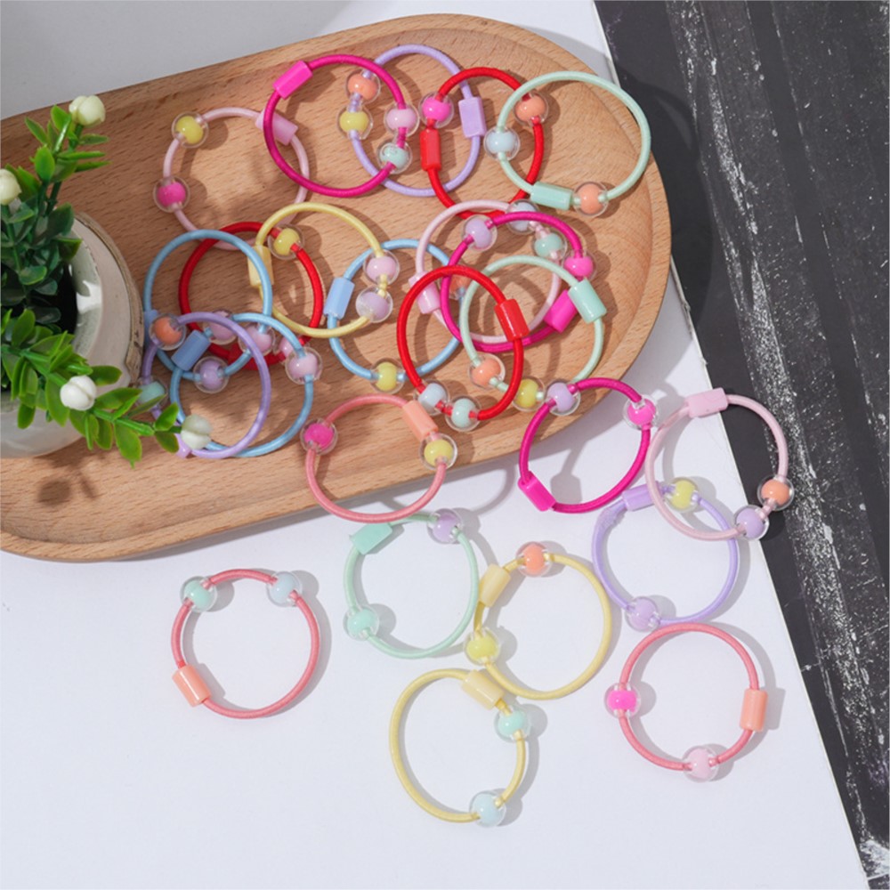 50pcs Cute Elastic Hair Ties P - огляд і ціна Jewelry Making For Kids