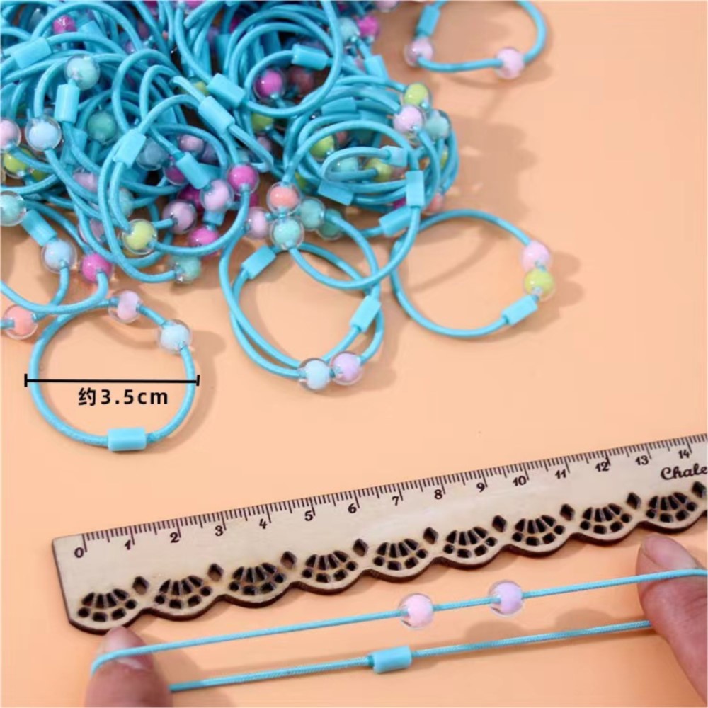 50pcs Cute Elastic Hair Ties P - огляд і ціна Jewelry Making For Kids