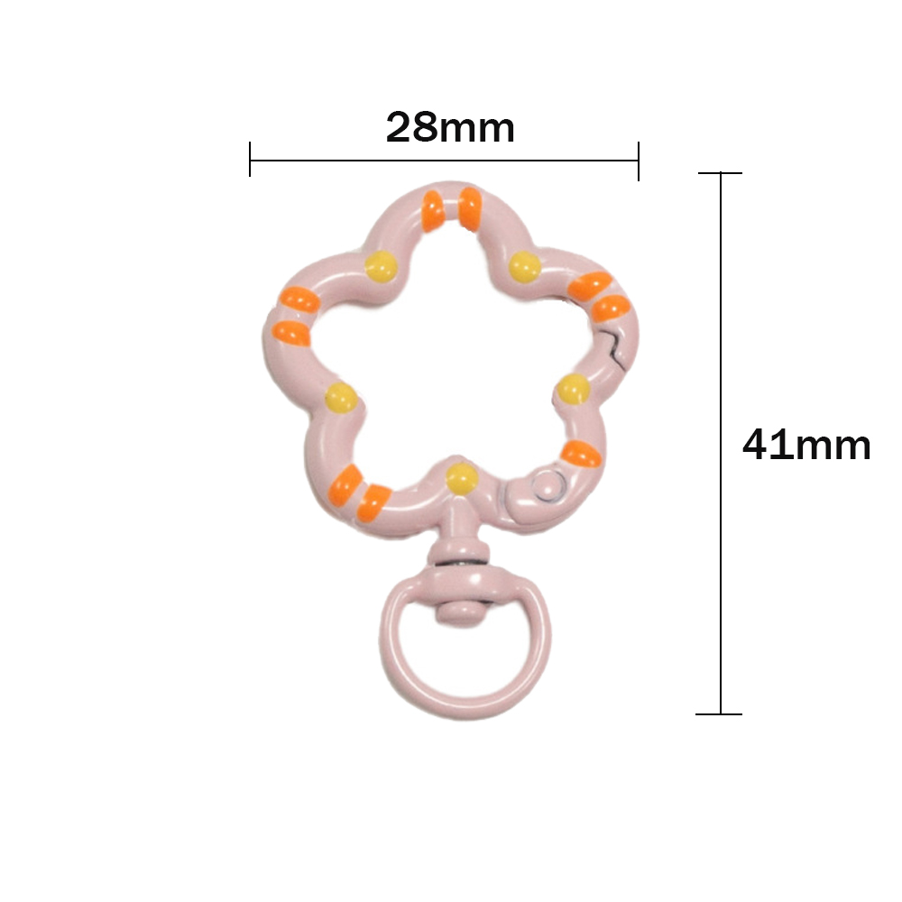 5pcs Flower Metal Lobster Claw - огляд і ціна Jewelry Making Rings
