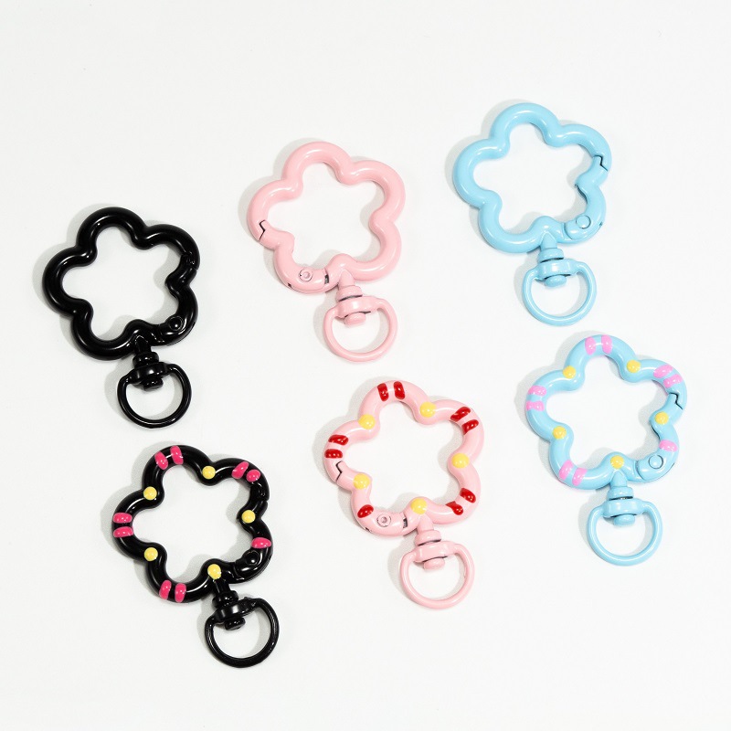 5pcs Flower Metal Lobster Claw - огляд і ціна Jewelry Making Rings