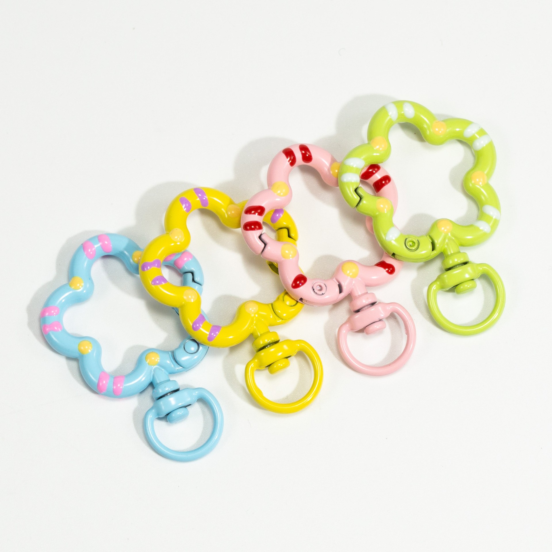 5pcs Flower Metal Lobster Claw - огляд і ціна Jewelry Making Rings