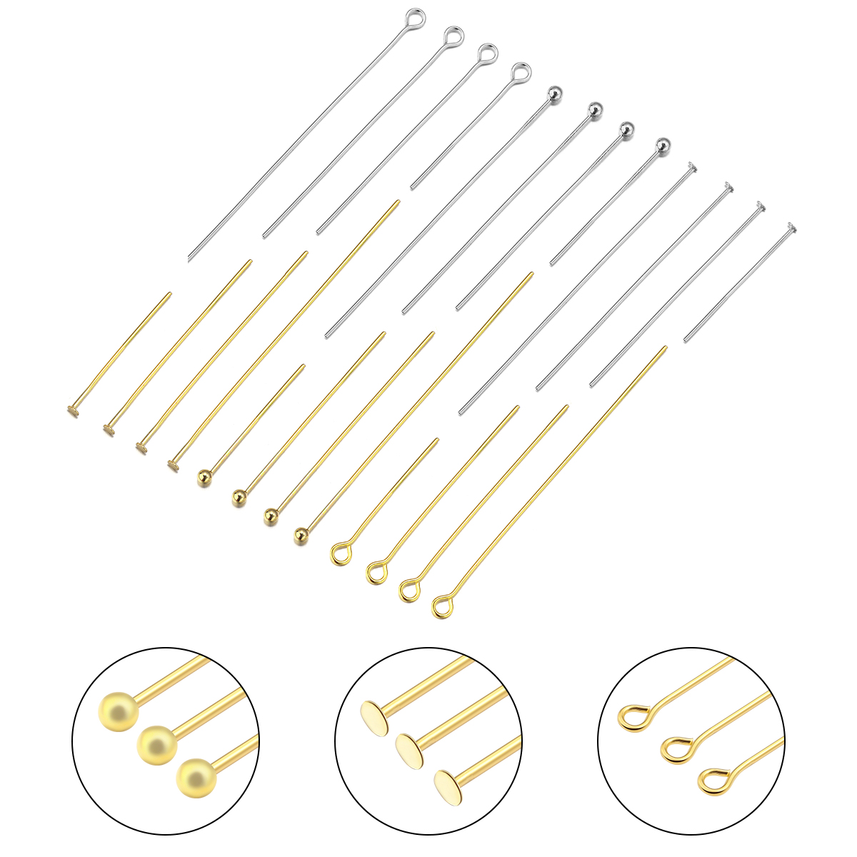 50-100pcs Stainless Steel Flat - огляд і ціна Jewelry Making Silver