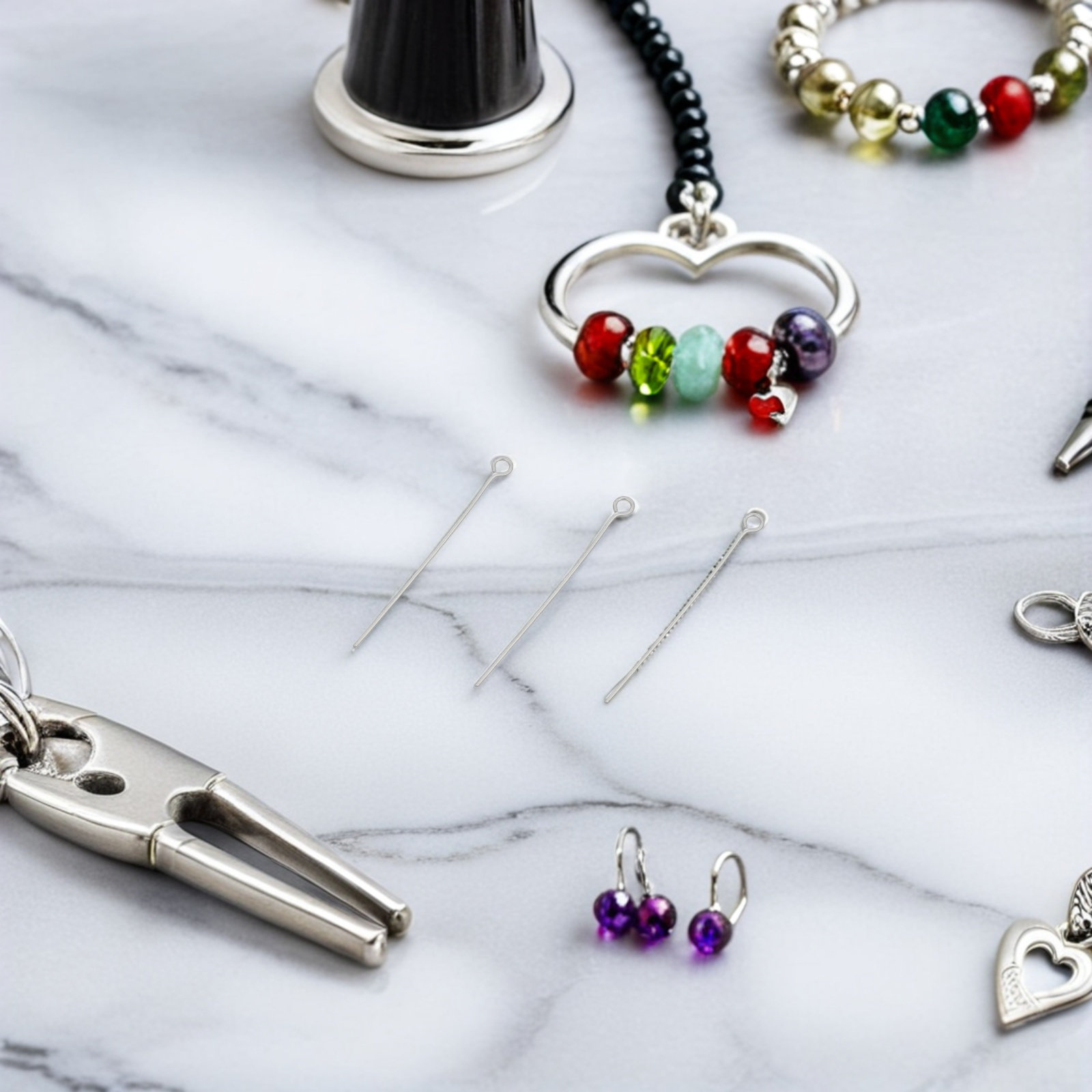 300Pcs Silver Stainless Steel  - огляд і ціна Jewelry Making Silver