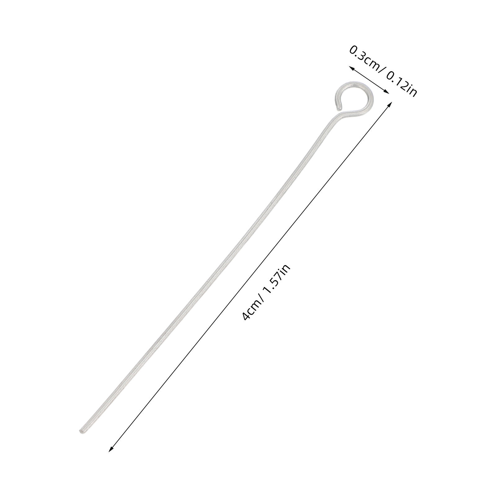 300Pcs Silver Stainless Steel  - огляд і ціна Jewelry Making Silver