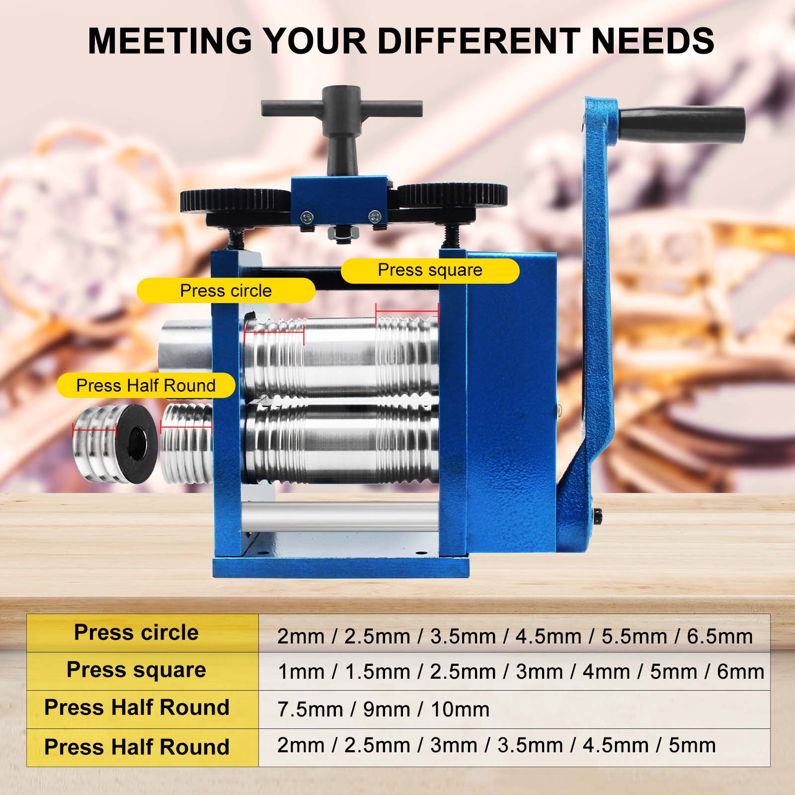 Jewelry Rolling Mill Machine G - огляд і ціна Jewelry Making Desk