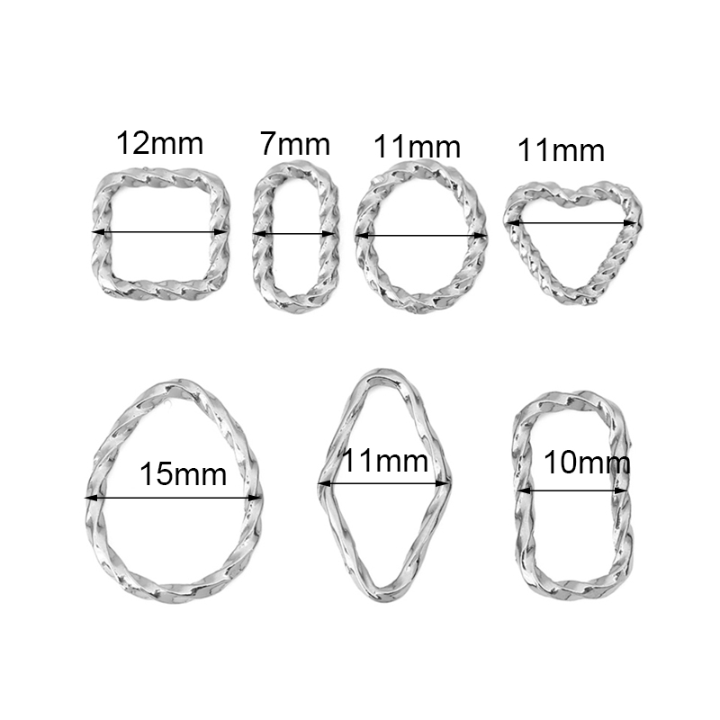 10pcs Stainless Steel Closed T - огляд і ціна Jewelry Making Looper Tool