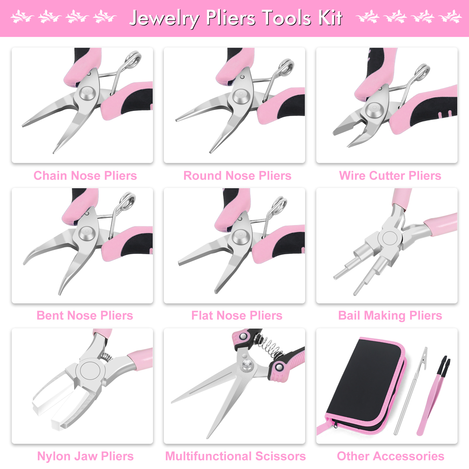 NEWACALOX Mini Jewelry Pliers  - огляд і ціна Jewelry Making Needle Nose Pliers
