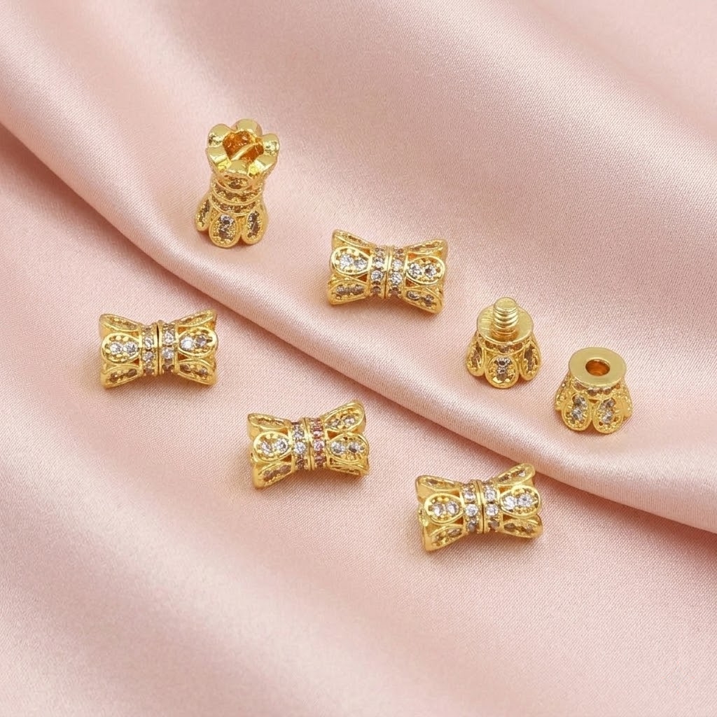 2pcs 18K Gold Plated Cubic Zir - огляд і ціна Jewelry Making School