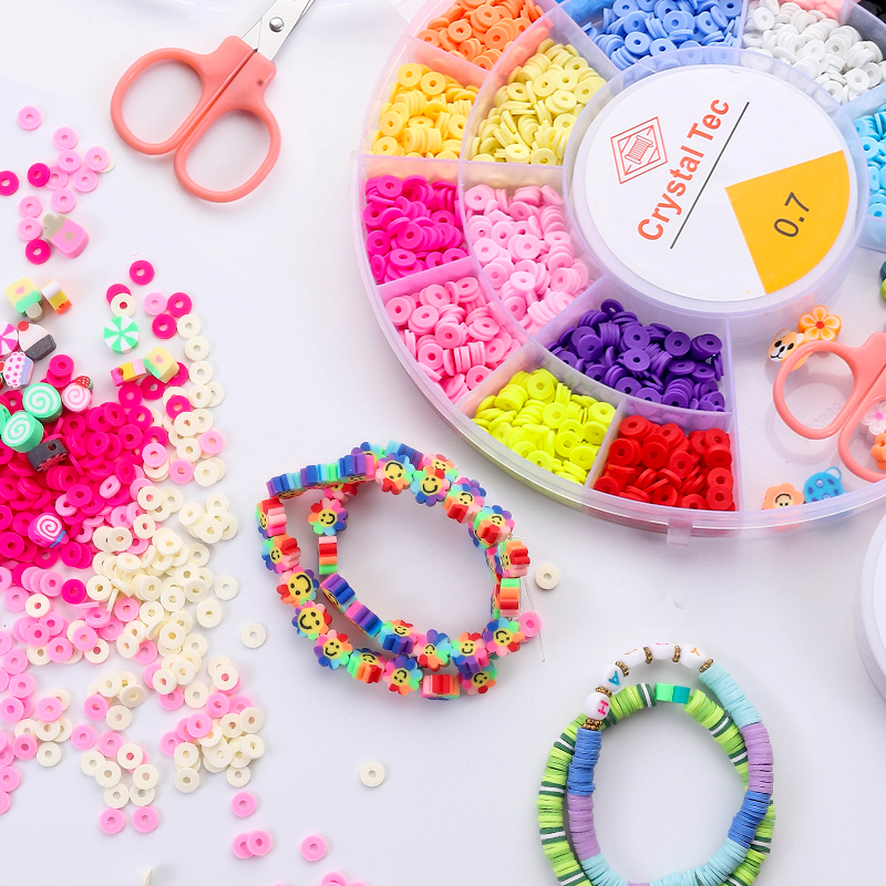 Clay Beads Bracelet Making Kit - огляд і ціна Jewelry Making For Kids
