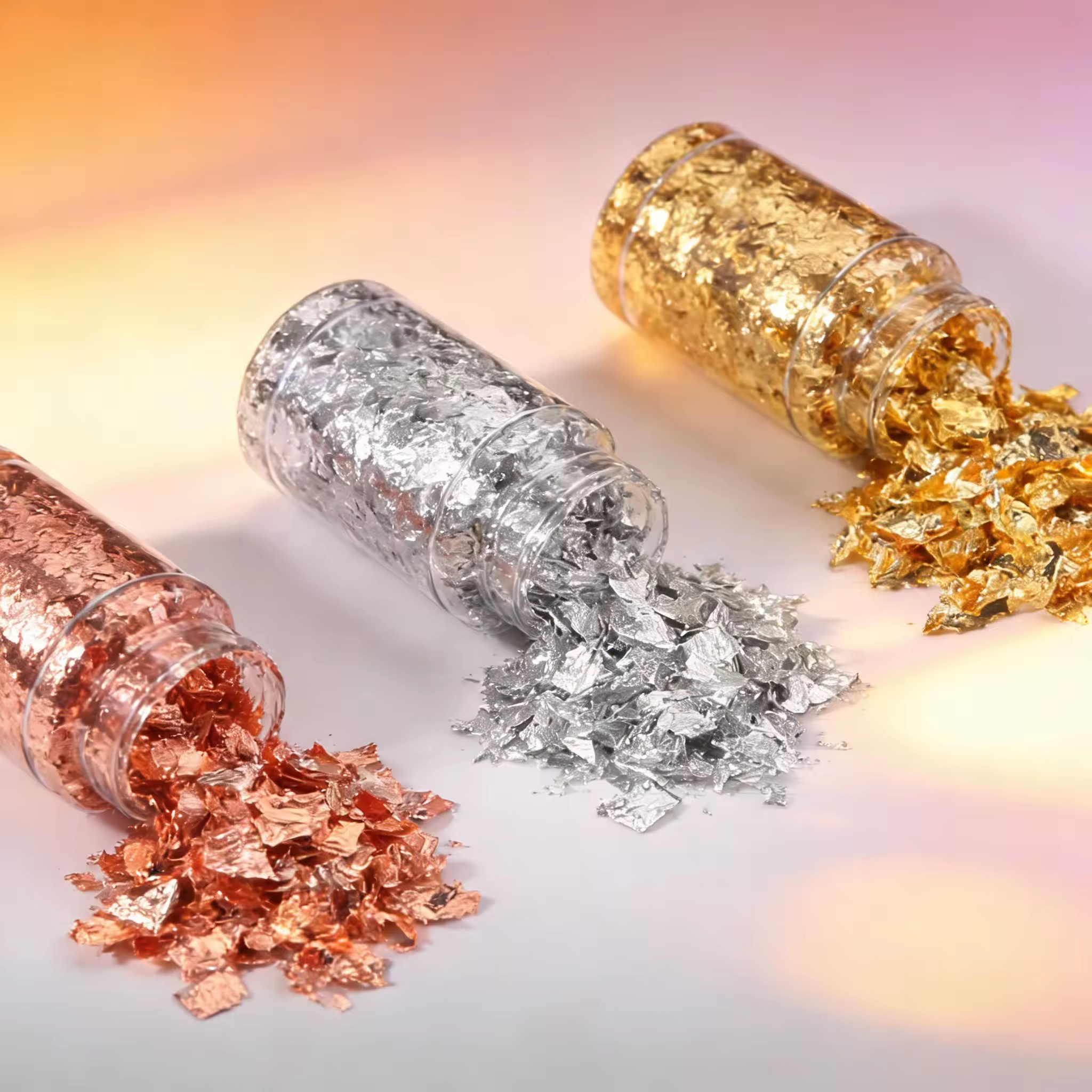 Metallic Foil Flakes Golden Si - огляд і ціна Jewelry Making Event