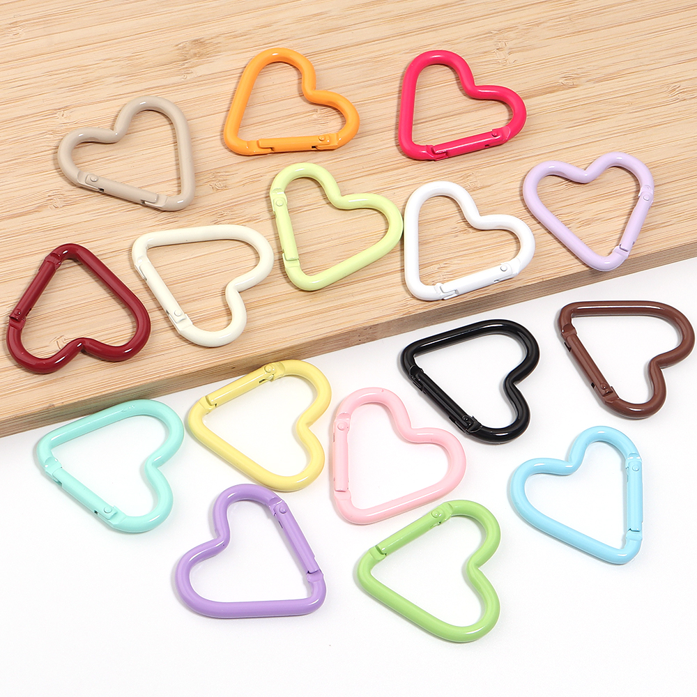 5pcs Colorful Heart-shaped Alu - огляд і ціна Jewelry Making Rings