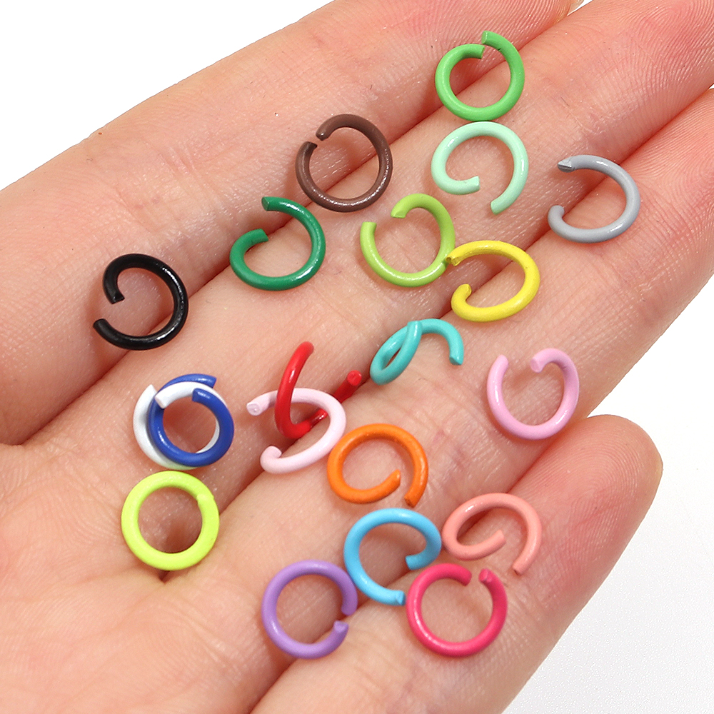200pcs 8mm Metal Iron Colorful - огляд і ціна Jewelry Making Looper Tool