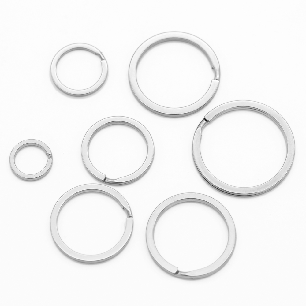 10pcs 15~35mm Stainless Steel  - огляд і ціна Jewelry Making Rings