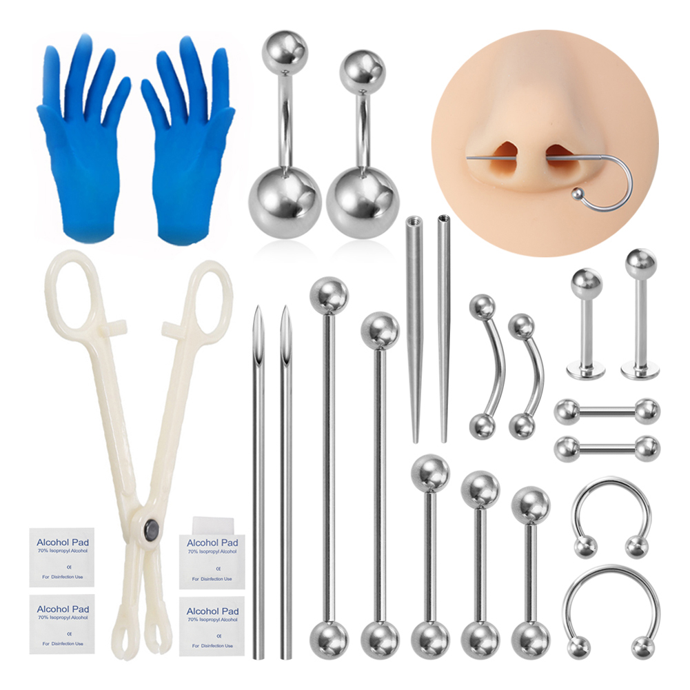 Body Piercing Kit Surgical Ste - огляд і ціна Jewelry Making Needle Nose Pliers