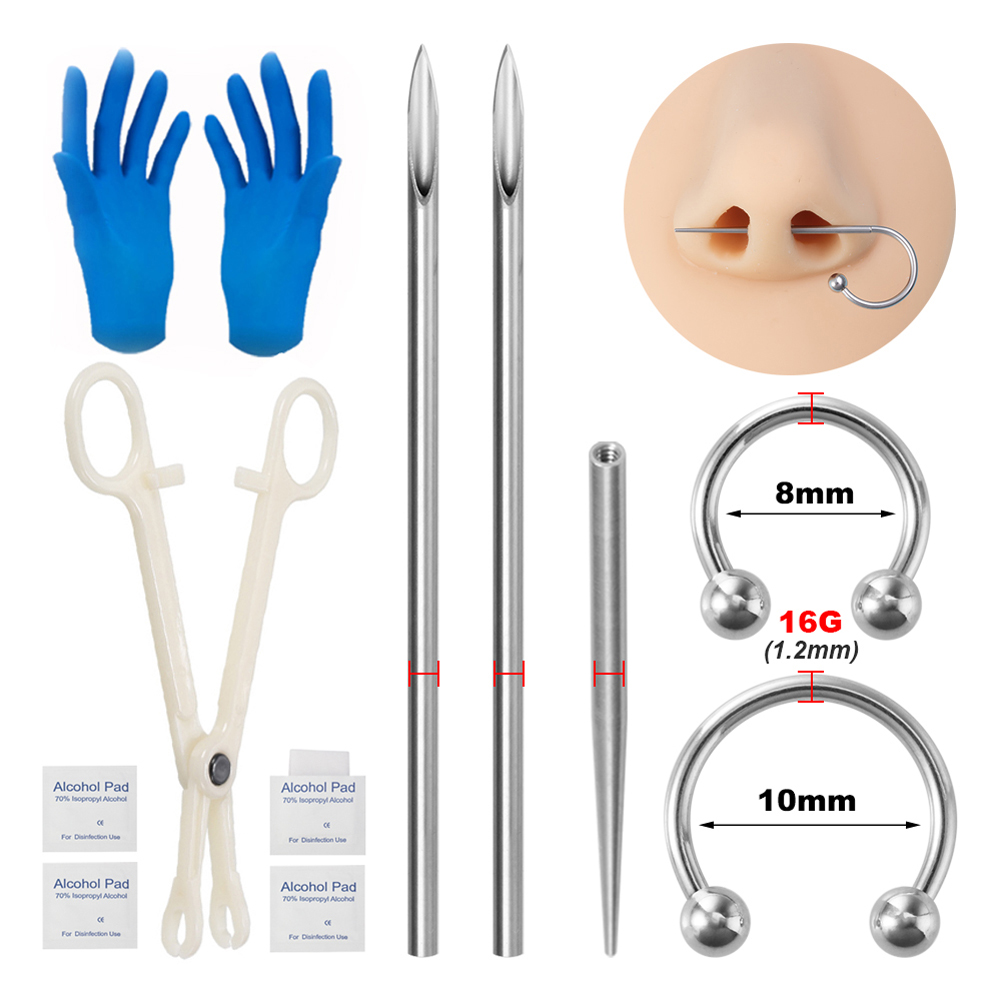 Body Piercing Kit Surgical Ste - огляд і ціна Jewelry Making Needle Nose Pliers