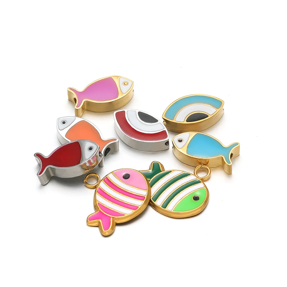 5Pcs Stainless Steel Colorful  - огляд і ціна Jewelry Making For Kids