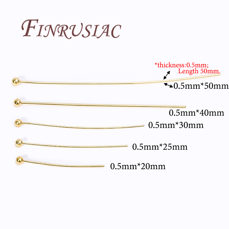 50Pcs 20-50mm Gold Plated Pins - огляд і ціна Jewelry Making Looper Tool
