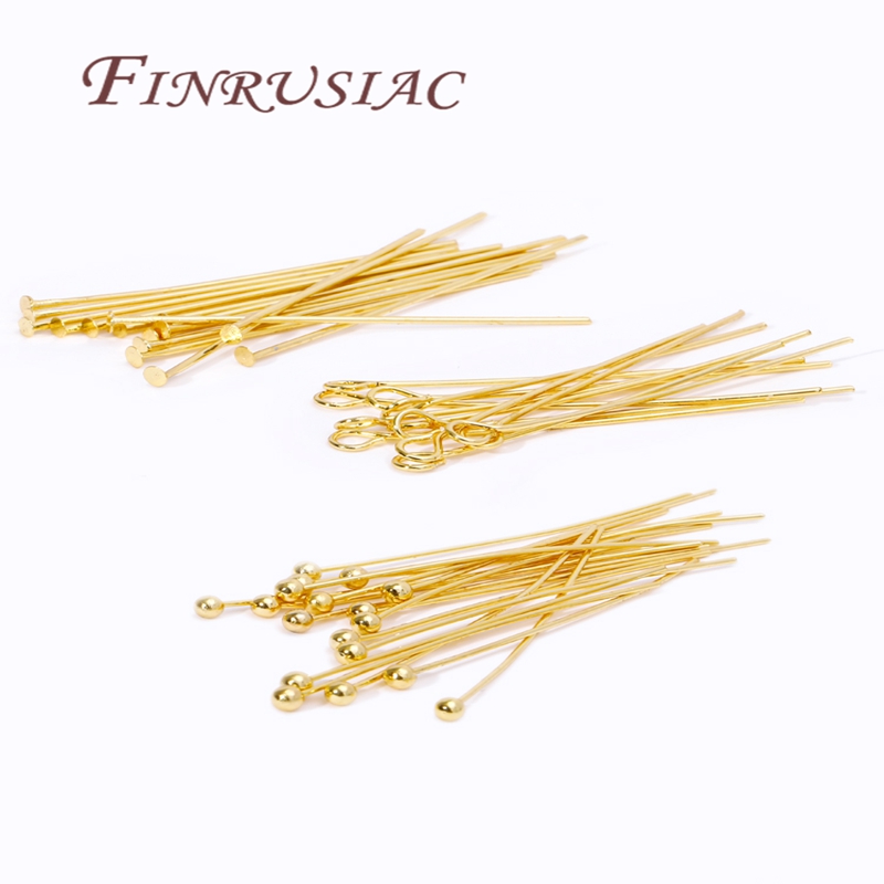 50Pcs 20-50mm Gold Plated Pins - огляд і ціна Jewelry Making Looper Tool