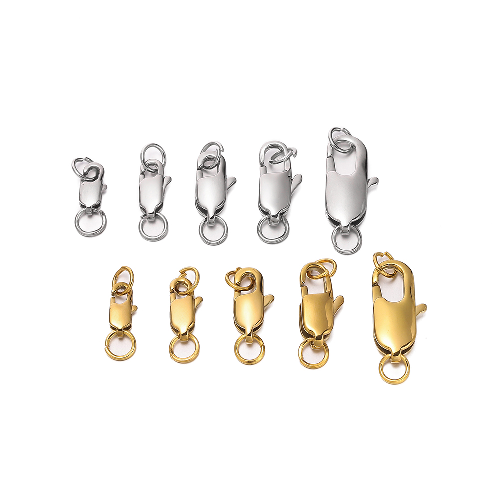 5pcs Gold/Steel Color Stainles - огляд і ціна Jewelry Making Rings