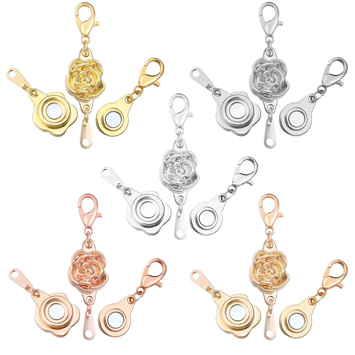 5pcs/lot Strong Magnetic Clasp - огляд і ціна Jewelry Making School