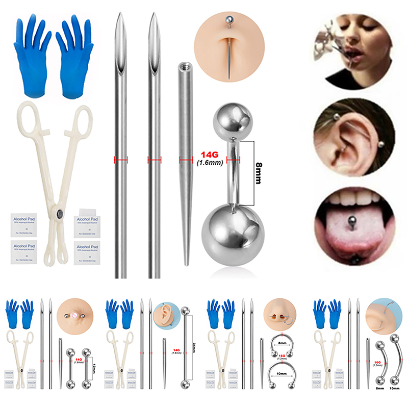 Body Piercing Kit Surgical Ste - огляд і ціна Jewelry Making Needle Nose Pliers
