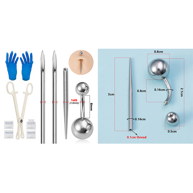 Body Piercing Kit Surgical Ste - огляд і ціна Jewelry Making Needle Nose Pliers